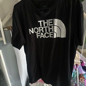 The North Face Kids Black and Silver T-Shirt